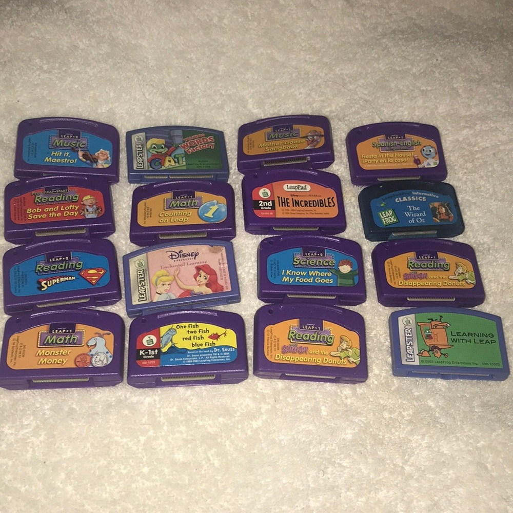 Leap frog games lot of education 16 games